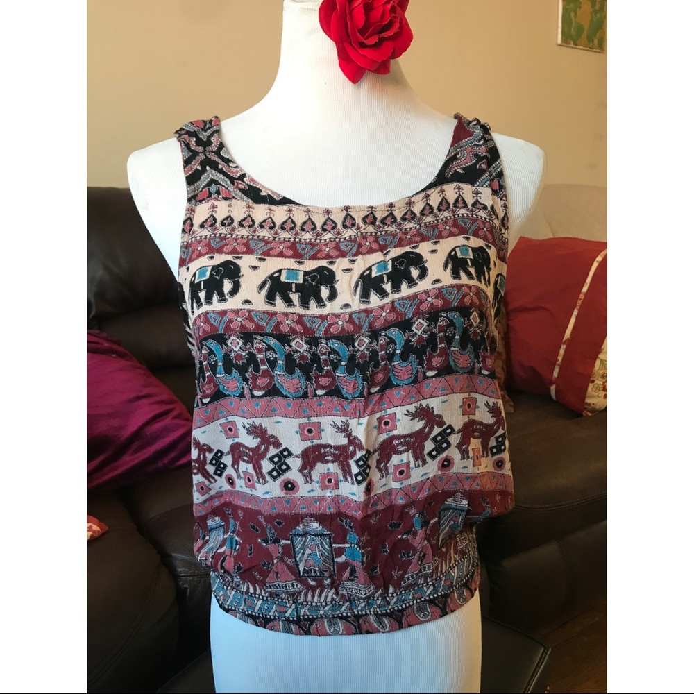 Tribal Design Tank Top